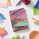 Capa Para iPad Pro Expressão Fuchsia<br><div class="desc">Expressão Fuchsia I de Gabriela Villarreal. Uma variedade de cores,  principalmente pinks,  se fundem para criar este design macio.</div>
