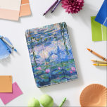 Capa Para iPad Pro Monet - Lírios De Água 1919<br><div class="desc">Claude Monet 1919,  pintura,  Lírios-d'água (rosa)</div>