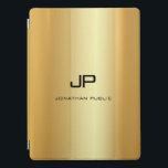 Capa Para iPad Pro Tendência Moderna Elegante para Modelo Monograma D<br><div class="desc">Cobrir Faux Dourado Monograma Elegante de Tendy Modern iPad Pro,  capas de ipad e Cobrir.</div>