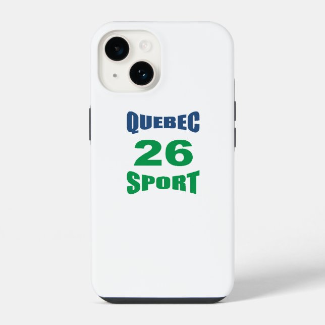 Capa para iPhone14 QUEBEC DESPORTO 26 (Verso)