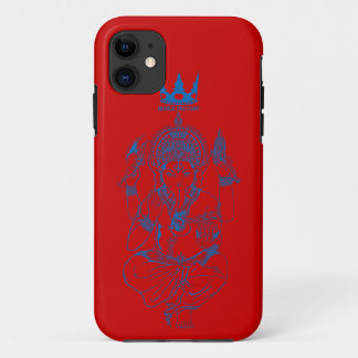 CAPA PARA iPhone 11 ガネーシャ(青)