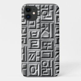 CAPA PARA iPhone 11 レリーフ風　ハングル