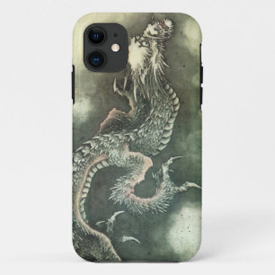 Capa Para iPhone 11 昇龍, 北斎 Monte Fuji e dragão, Hokusai, Ukiy