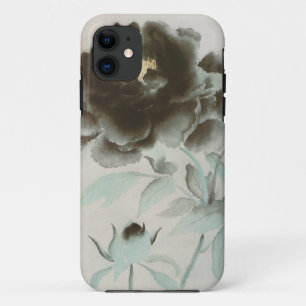Capa Para iPhone 11 牡 丹, 速 水 舟 Peony, Gyoshu, Arte japonesa