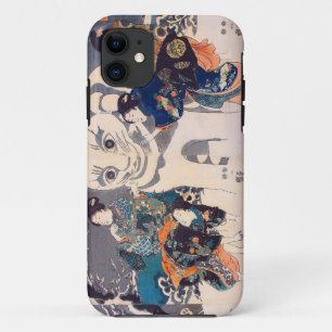 Capa Para iPhone 11 猫 の だ ま る,国 Grande Gato Snowman, Kuniyoshi, Ukiyo-