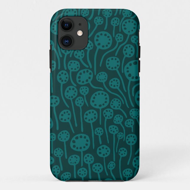 Capa Para iPhone 11 090512 Moss Green e Dk Green (Verso)