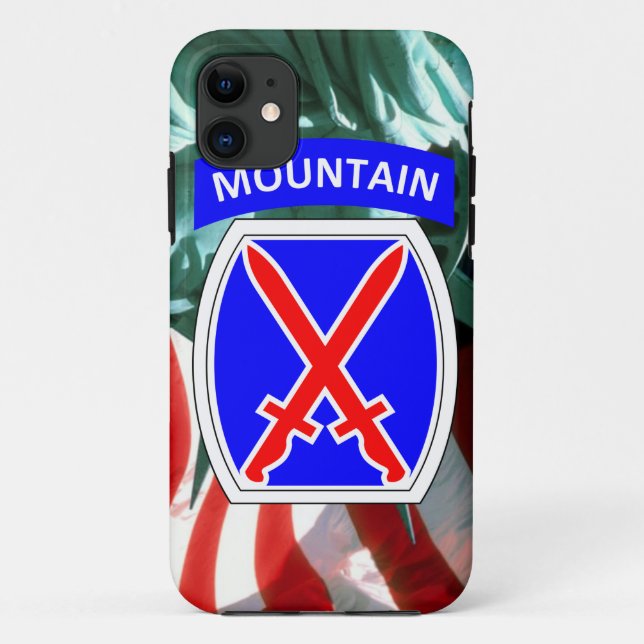 Capa Para iPhone 11 10o DIVISÃO da MONTANHA (Verso)