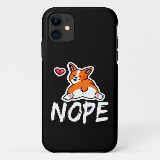 Capa Para iPhone 11 11 Nope Corgi