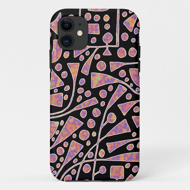 Capa Para iPhone 11 120112 v2 em preto (Verso)