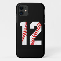 12 Birthday Baseball Grande Número Doze