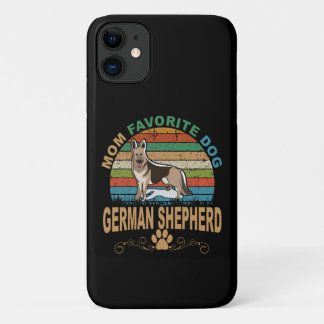 Capa Para iPhone 11 13 German shepherd de Cachorro Favorito da Mãe