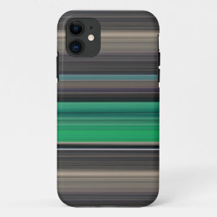 Capa Para iPhone 11 #1 abstrato: Verde e cinza
