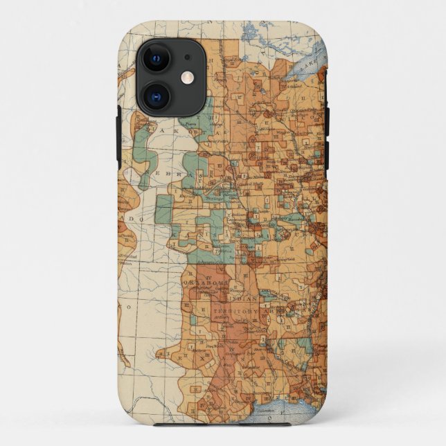 Capa Para iPhone 11 25 densidades do aumento da população, E.U., (Verso)