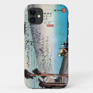 Capa Para iPhone 11 34. 二川宿, 広重 Futagawa-juku, Hiroshige, Uk