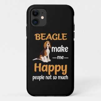 Capa Para iPhone 11 34 Beagle me faz feliz