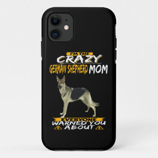 Capa Para iPhone 11 3 Eu sou o German shepherd maluco Mãe Todos Advert