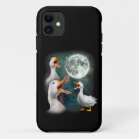 3 Patos Uivam Para a Lua Engraçado Estranho Assomb