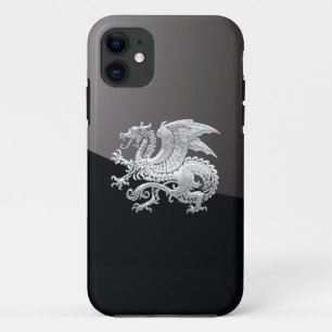 Capa Para iPhone 11 [400] Dragão islandês, Landvæ ttir [Prata]