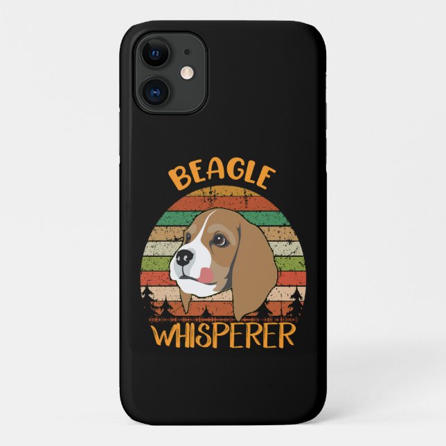 Capa Para iPhone 11 46 Whisperer de Beagle (Verso)