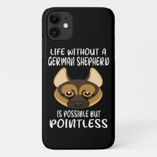 Capa Para iPhone 11 4 A Vida Sem German shepherd É Possível Mas P