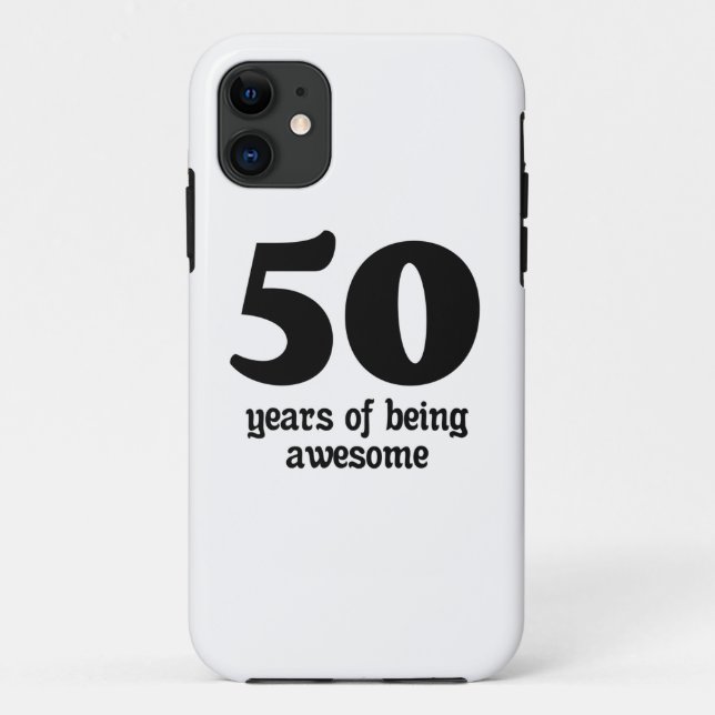 Capa Para iPhone 11 50 anos de ser incrível (Verso)