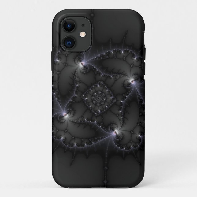 Capa Para iPhone 11 50 Formas De Cinzas - Arte Fractal (Verso)