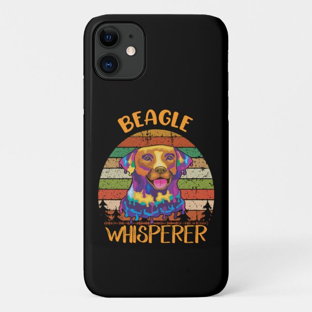 Capa Para iPhone 11 52 Whisperer de Beagle (Verso)