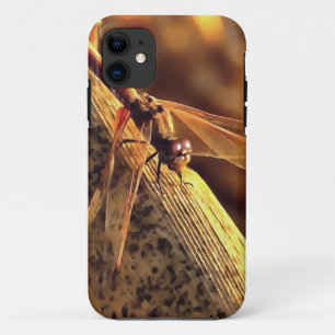 Capa Para iPhone 11 534424932Elegante Red Darter Dragonfly Insett Art