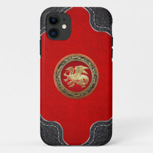 Capa Para iPhone 11 [600] Dragão islandês, Landvæ ttir [Dourado]