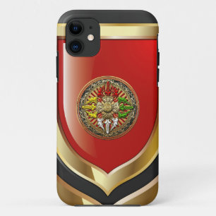 Capa Para iPhone 11 [600] Tibetano - Dupla Dorje Mandala