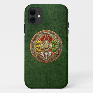 Capa Para iPhone 11 [600] Tibetano - Dupla Dorje Mandala