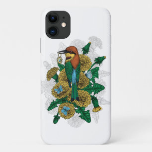 Capa Para iPhone 11 A abelha come com o pingente do ouro