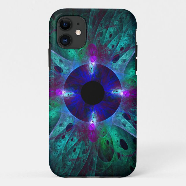 Capa Para iPhone 11 A Abstrato de Olhos (Verso)