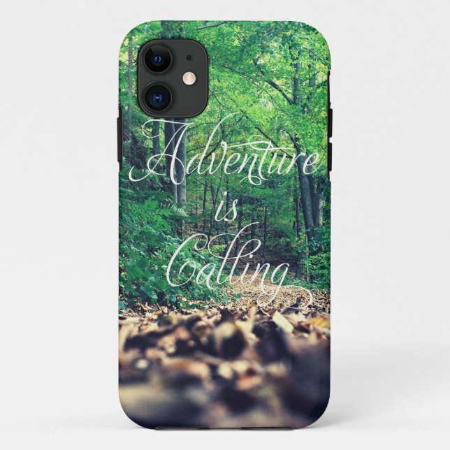 Capa Para iPhone 11 A aventura está chamando (Verso)