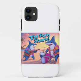 Capa Para iPhone 11 A Banda de Tubarões da Parte