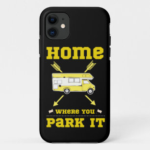 CAPA PARA iPhone 11 A CASA É ONDE VOCÊ ESTACIONA A VIA