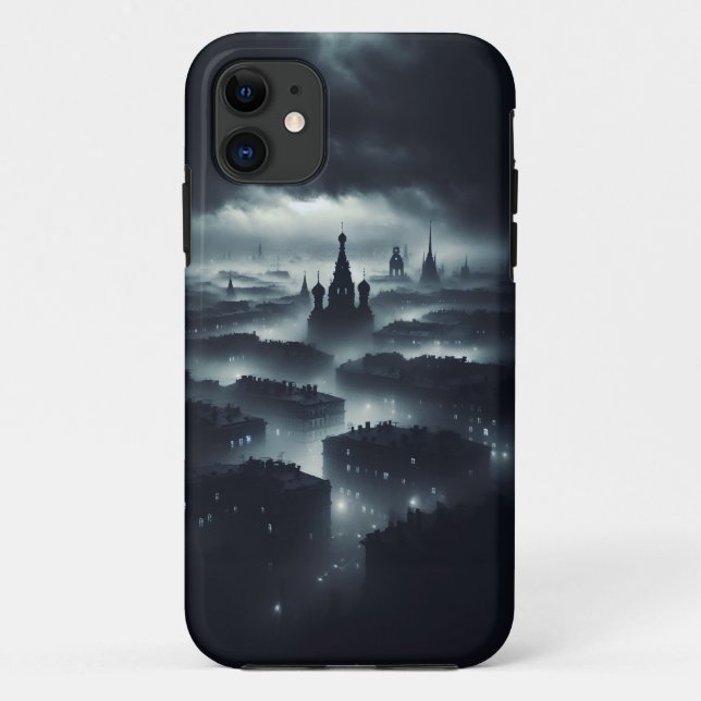 Capa Para iPhone 11 A cidade da noite das trevas (Verso)