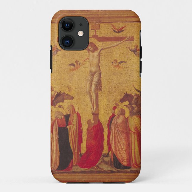 Capa Para iPhone 11 A crucificação (tempera no painel) (Verso)