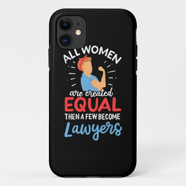 Capa Para iPhone 11 A Few Women Become Lawyers (Verso)
