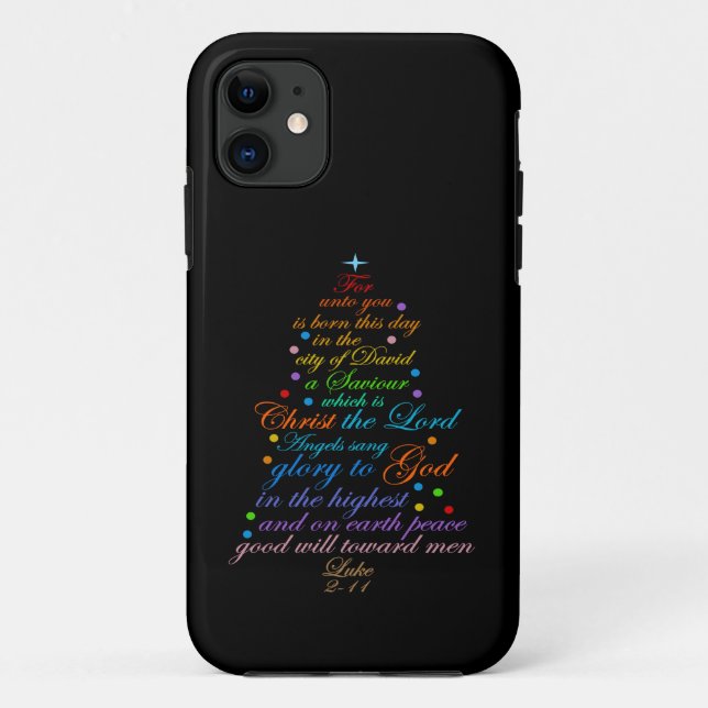 Capa Para iPhone 11 A História de Natal (Verso)