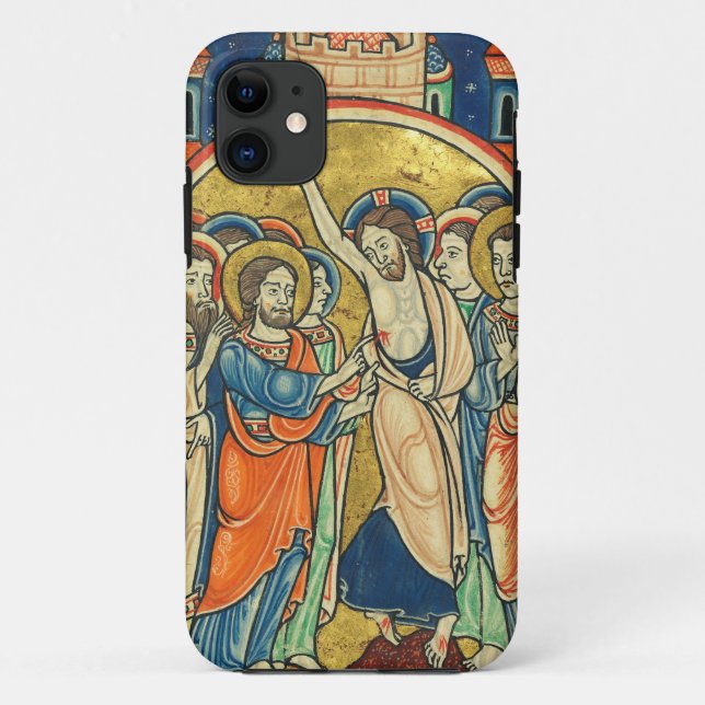 Capa Para iPhone 11 A Incredulidade de São Tomé do Saltério  (Verso)