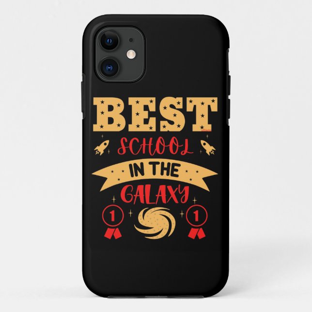 Capa Para iPhone 11 A MELHOR ESCOLA DA GALÁXIA é engraçada (Verso)