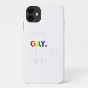 Capa Para iPhone 11 A Melhor Irmã Gay Nunca LGBT Lésbica Bi Mês Orgulh