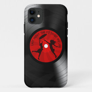 Capa Para iPhone 11 A noite passada o DJ salvar meu preto do registro