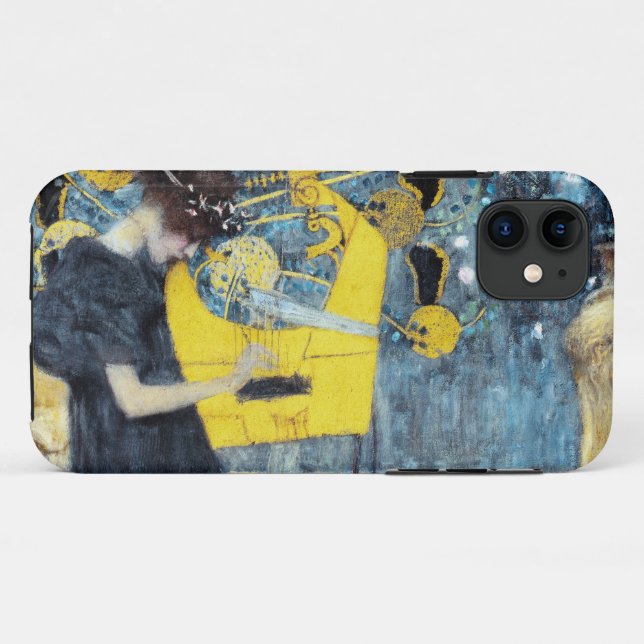 Capa Para iPhone 11 A pintura musical de Gustav Klimt (Verso (horizontal))