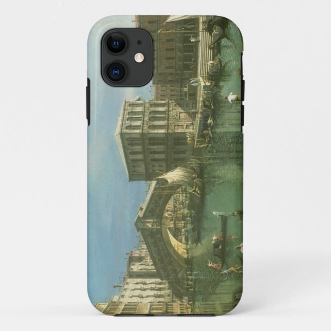 Capa Para iPhone 11 A ponte de Rialto, Veneza (Verso)
