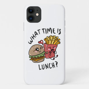Capa Para iPhone 11 A que horas é o almoço