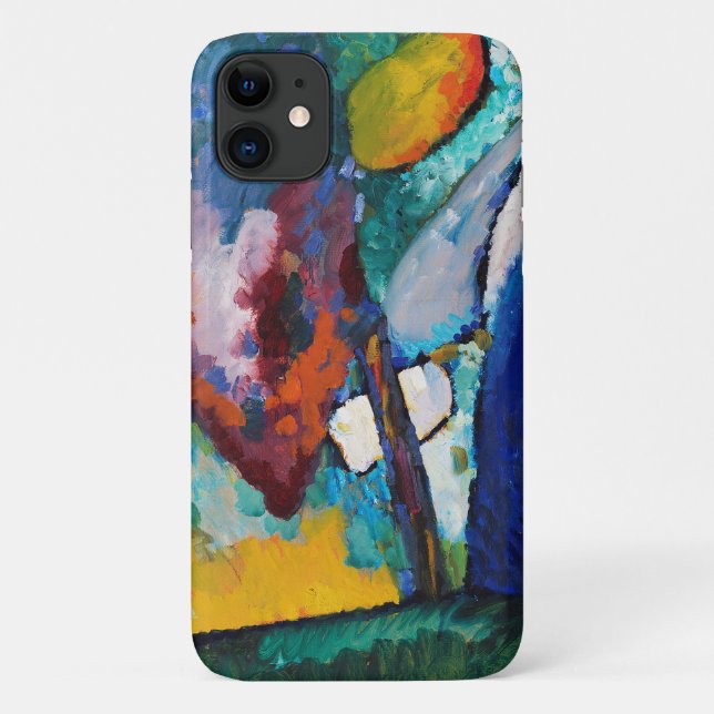 Capa Para iPhone 11 A Quebra d'água, Wassily Kandinsky (Verso)
