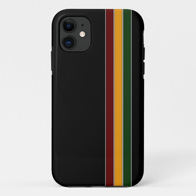 Capa Para iPhone 11 A reggae listra a caixa do iPhone 5 (Verso)