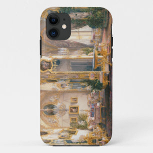 Capa Para iPhone 11 A sala de estar no estilo do Rococo II, com Cupido